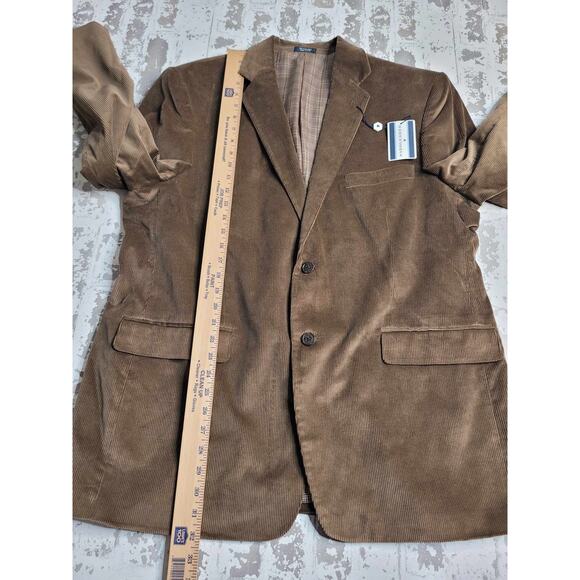 2637 NWT Saddlebred Brown Corduroy Jacket Men's 46R - Picture 5 of 6